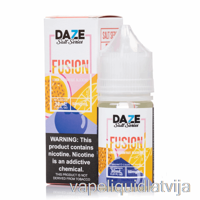 Citrons Pasifloras Mellenes - 7 Dusmas Sāls - 30ml 30mg Vape šķidrums